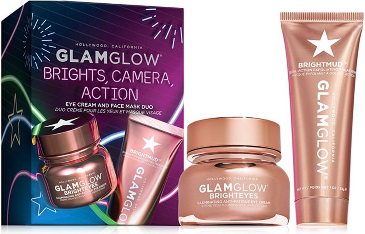 Glamglow - Brights Camera Action - Eye cream and face mask duo set