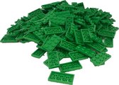 100 Bouwstenen 2x4 plate | Groen | Compatibel met Lego Classic | Keuze uit vele kleuren | SmallBricks
