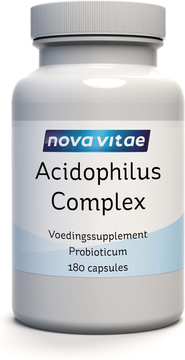 Goedkoopste Nova Vitae - Acidophilus Complex - 5 miljard - 180 capsules