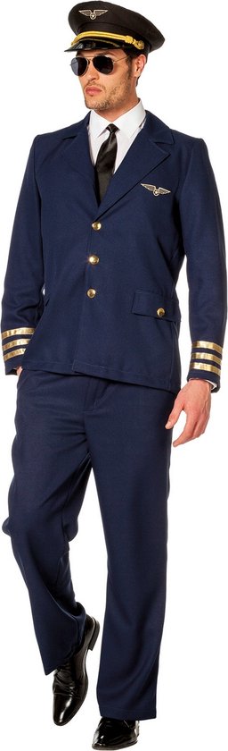 Costume de pilote et d'aviation | Pilote de l'aviation civile Cool Show  Ball | Homme |... | bol.com