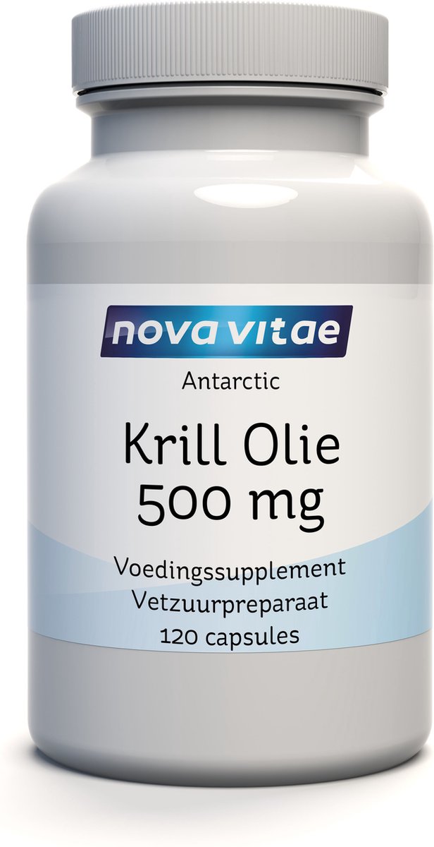 Goedkoopste Nova Vitae - Krill Olie - 500 mg - 120 capsules