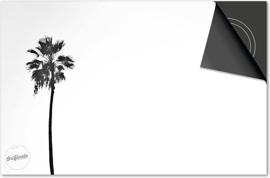 Protecteur induction 60x60 - plaque de protection induction mat - Dietrix Protecteur de table de cuisson - DELUXE - Wit - Palmier