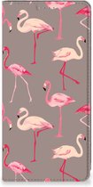 Stand Case OPPO A57 | A57s | A77 4G Hoesje met naam Flamingo