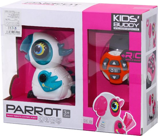 Robot Parrobot – Perroquet Robot Interactif – Parle Et Enregistre – Vintage – Fonctionne