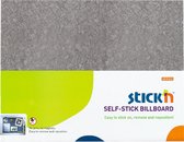 Stick'n Kanbanbord - wandbord - Voor Sticky Notes - Zelfklevend - Herpositioneerbaar- 58x46cm