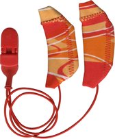 Ear Gear cochléaire binaural orange|rouge