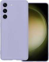Coque Samsung Galaxy S23 Plus Coque Arrière en Siliconen - Coque Samsung Galaxy S23 Plus Coque Silicone - Lilas