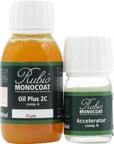 Rubio Monocoat Oil Plus 2C - Ecologische Houtolie in 1 Laag voor Binnenshuis - Pure, 130 ml