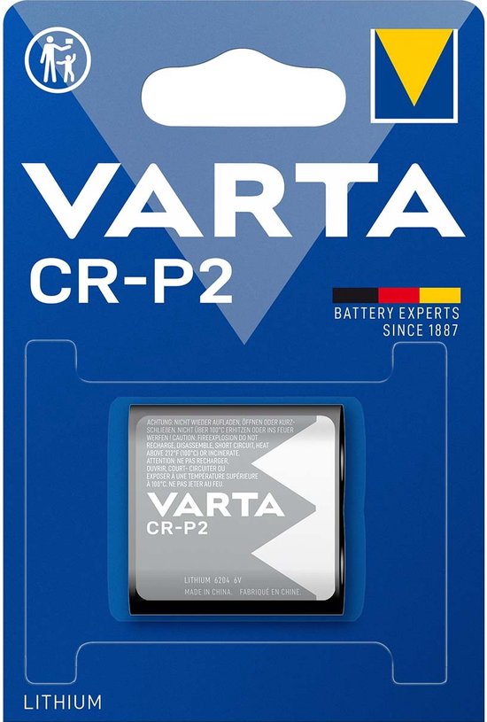 Varta CR-P2 Lithium Cylindrical batterij / 1 stuk | bol.com