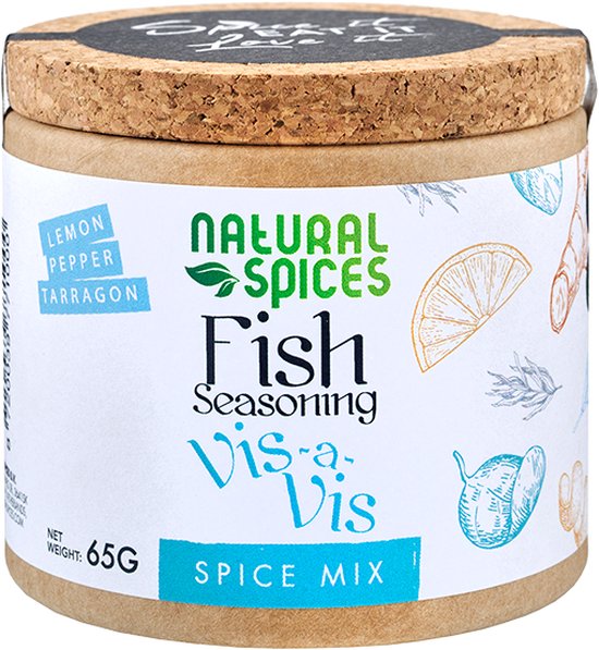 Fish Seasoning - Vis a Vis - Kruidenmix - 100% Natuurlijke Smaakmaker - Duurzame Verpakking - Natural Spices