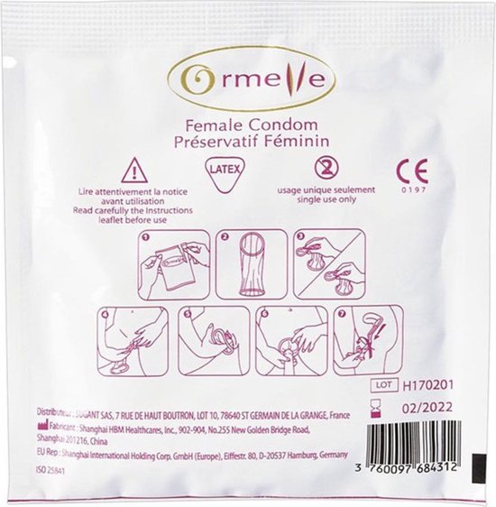 Ormelle - Préservatifs féminins - 5 unités | bol