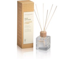 Atelier Rebul Lemongrass & Honey - Geurstokjes (120ml) - Zoete & Fruitige Geur - Heerlijke Geurverspreider