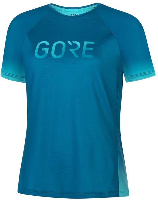 GORE® Wear Devotion Dames T- shirt Met Korte Mouwen - Sphere Blue / Scuba Blue - M