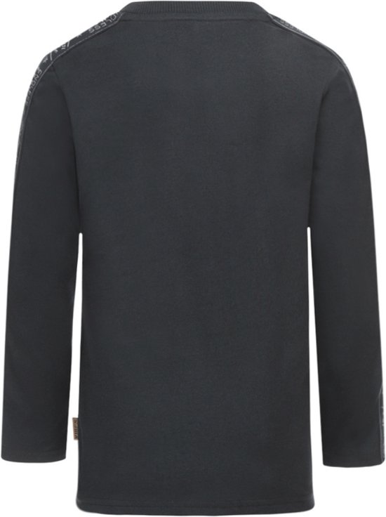 DJ Dutchjeans - Pull - Foncé - Gris - Enjoy - Simple - Life - Taille 140