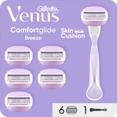 Gillette Venus Comfortglide Breeze - 1 manche - 6 Lames de rasoir - Pour un rasage de près en douceur