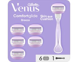Gillette Venus Comfortglide Breeze - 1 Scheermes - 6 Scheermesjes