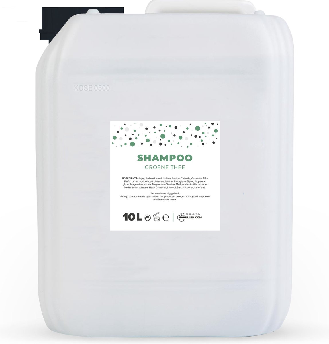 Shampoo - Groene thee - 10 Liter - Jerrycan - Navulling - Navullen