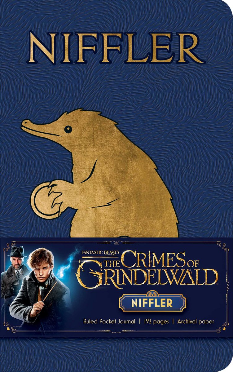 The Crimes of Grindelwald - Niffler Ruled Pocket Journal