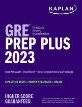 Kaplan Test Prep- GRE Prep Plus 2023, Includes 6 Practice Tests, 1500+ Practice Questions + Online Access to a 500+ Question Bank and Video Tutorials