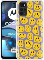 Motorola Moto G22 Hoesje Smileys - Designed by Cazy