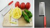Bol.com multifunctionele groenten slicer | Kartelmes | Frietsnijder | Golvend mes Multifunctioneel Keuken Kartelmes | Frietsnijder aanbieding