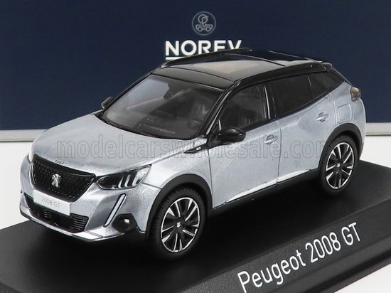 Peugeot 2008 GT Gris Artense 2020 - Miniature Norev 1/43 - Collection Neuve