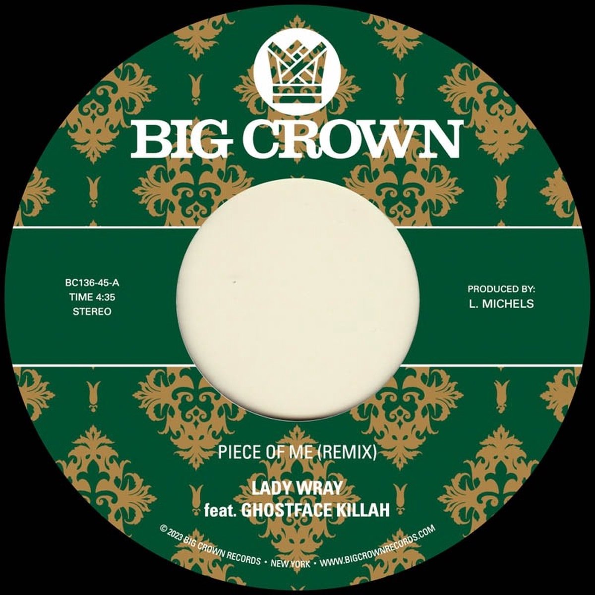 Lady Wray & Pete Rock - Piece Of Me (Remix) / Joy & Pain (Pete Rock Remix) (7" Single)