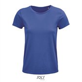 SOL'S - Crusader T-shirt dames - Blauw - 100% Biologisch katoen - M