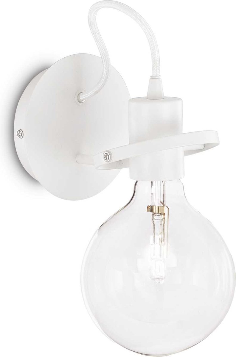 Ideal Your Lux - Wandlamp Modern - Metaal - E27 - Voor Binnen - Lamp - Lampen - Woonkamer - Eetkamer - Slaapkamer - Wit