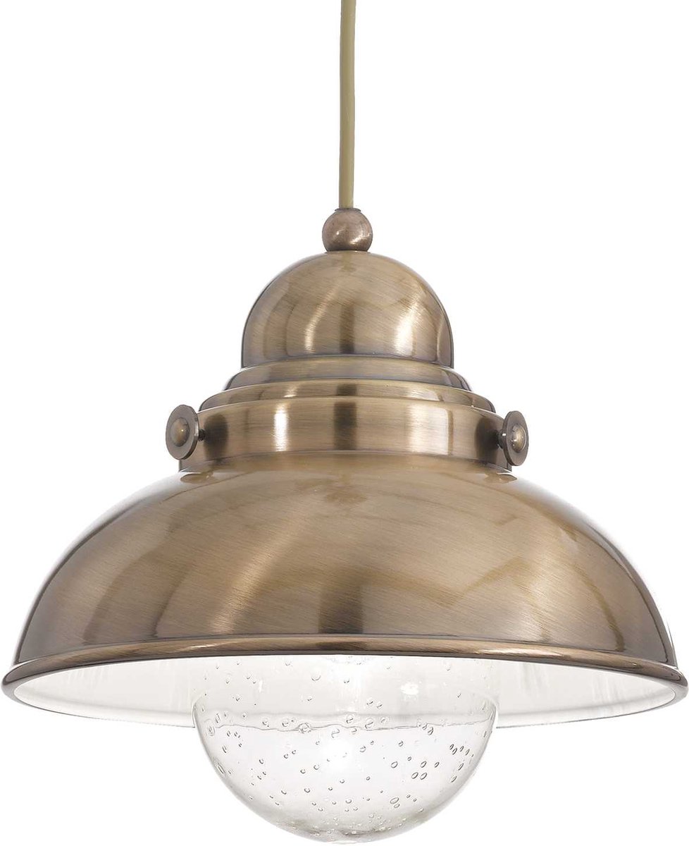 Ideal Your Lux - Hanglamp Landelijk - Metaal - E27 - Voor Binnen - Lamp - Lampen - Woonkamer - Eetkamer - Slaapkamer - Zwart