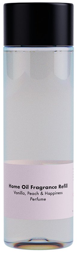JANZEN Home Fragrance Geurstokjes Navulling - Refill &C Vanilla Peach & Happiness - Vanille en Perzik - 200 ml