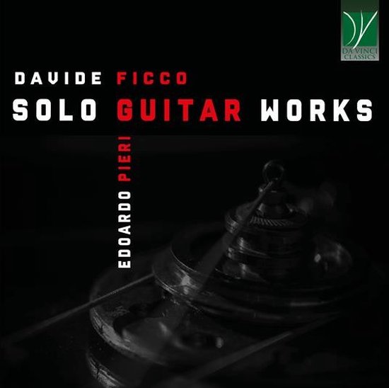 Albumhoes met de titel 'Davide Ficco Solo Guitar Works Edoardo Pieri'.