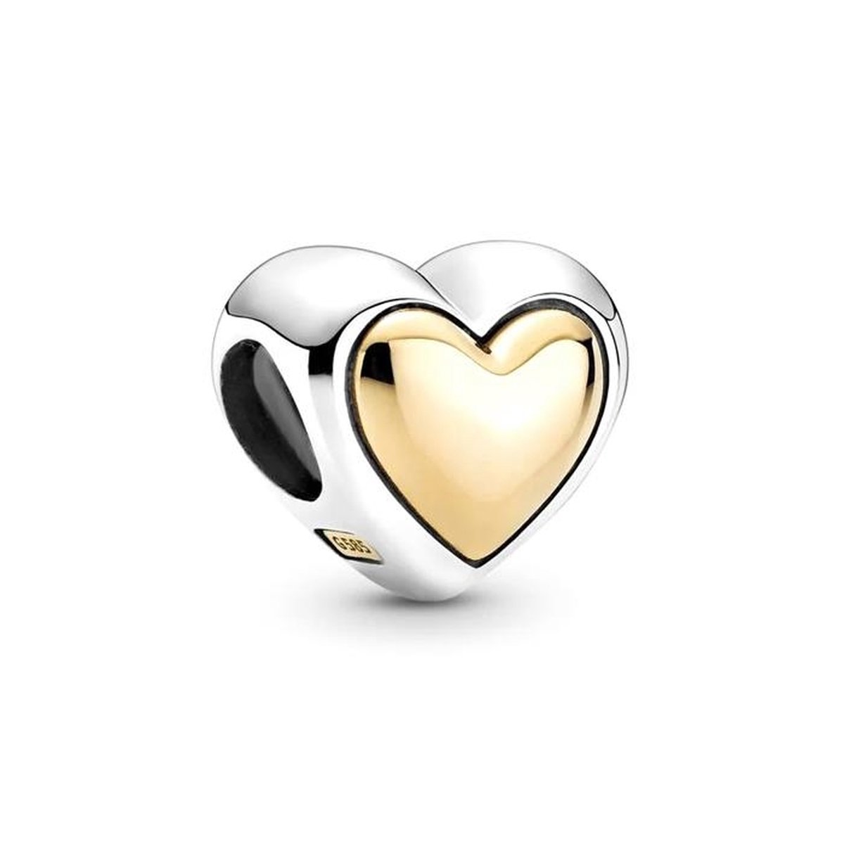 Fler® | Bedel | Past op populaire bedel armbanden (standaard-3mm) | armbandbedel | Hart Bedel | Hangbedel Charm | 925 sterling zilver | Meerkleurig | Armband Kraal | Verjaardagscadeau, Moederdag Geschenk