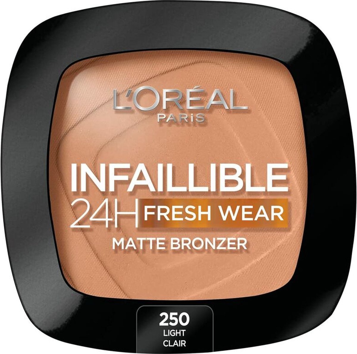 Compacte Bronspoeders L'Oreal Make Up Infaillible 250-light clair 24 uur (9 g)