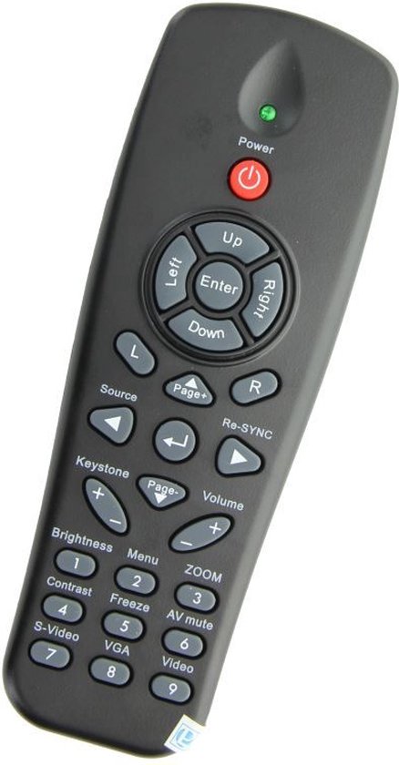 Afstandsbediening geschikt voor de CHRISTIE DWU1052-Q beamer, vervangt R101 / HL02803