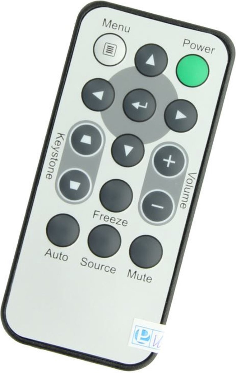 Afstandsbediening geschikt voor de VIVITEK D537W beamer, vervangt 5041823800