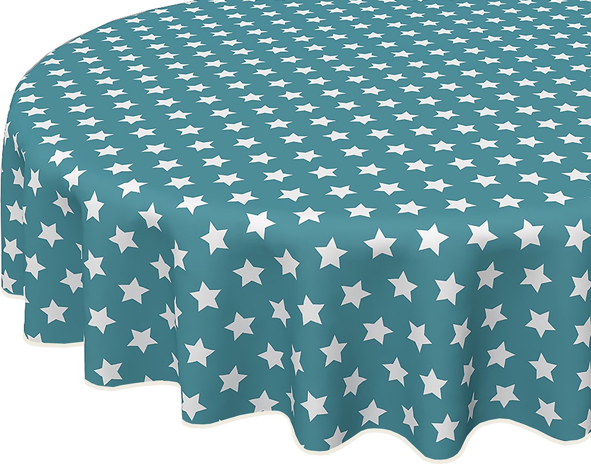 Tafelkleed - Stars - Cotton - rond 150 cm