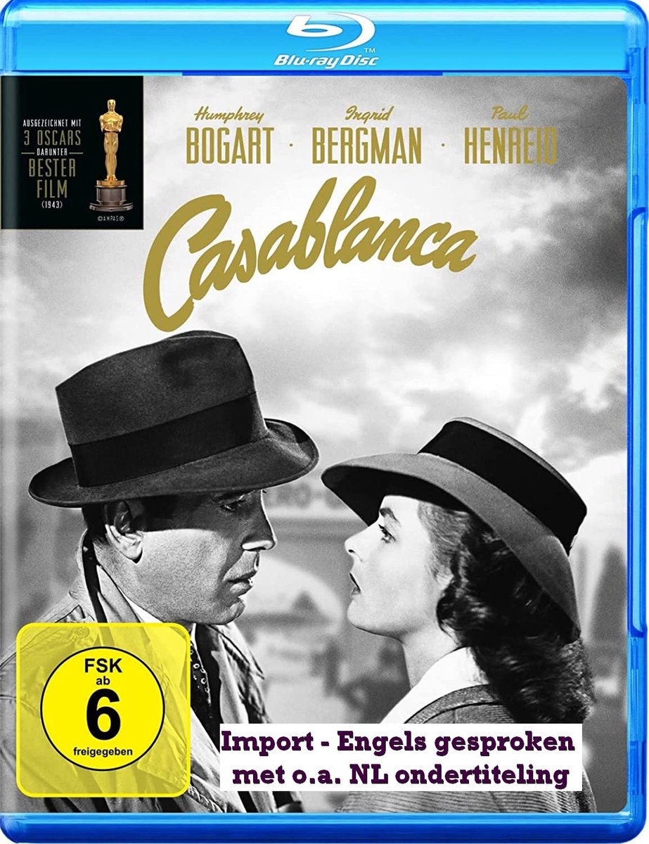 Casablanca Blu-ray (Blu-ray), Ingrid Bergman Dvds bol afbeelding foto