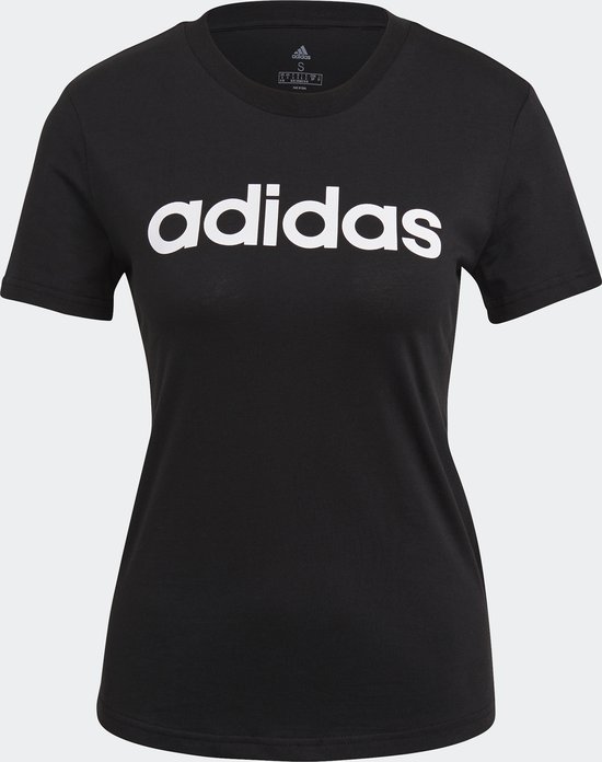 adidas Sportswear Essentials Slim Logo T-Shirt - Dames - Zwart- XS