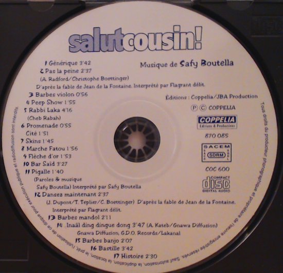 Salut Cousin, Ost CD (album) Muziek bol