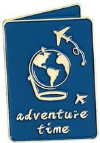 Pin ''pasport'' reizen, landen, adventure, broche, kledingspeld
