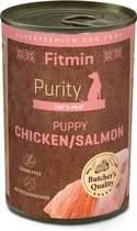 Fitmin Dog Purity Tin Puppy Saumon au Kip 400g