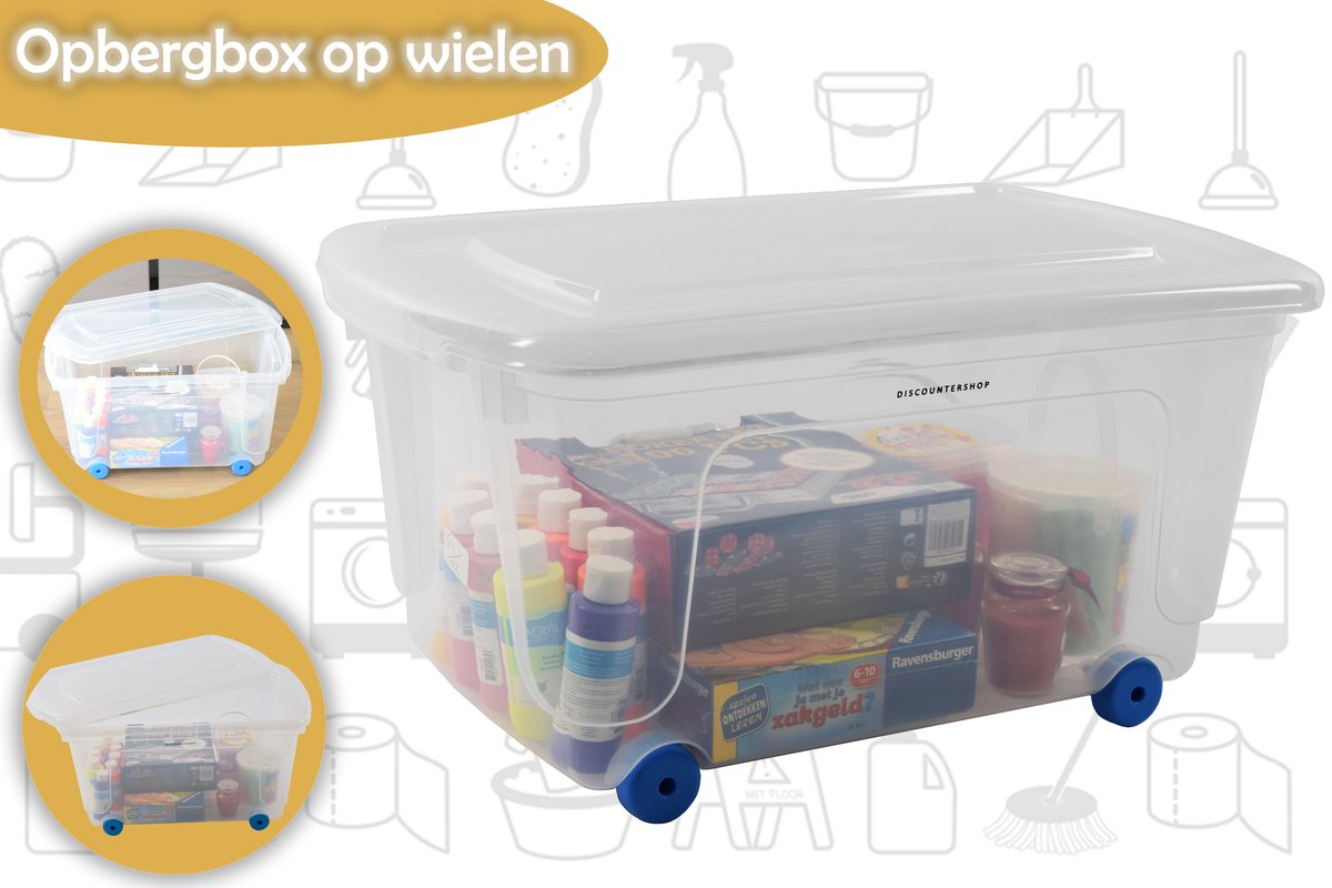 Opbergbox Op Wielen Rollerbox Hele Stevige Opbergbox Inhoud 45 opbergbox-op-wielen-rollerbox-hele-stevige-opbergbox-inhoud-45