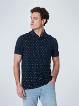 No Excess Mannen Stretch Polo Nacht Blauw M