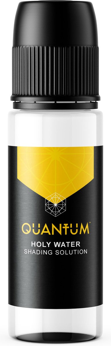 Quantum Ink Holy Water REACH Gold Label Shading Solution | REACH Tattoo Inkt Solution Voor Mengen En Verdunnen | Geschikt Voor Color Work Shading Greywash En Studio Workflow | Professionele Tattoo Supply Voor Artiesten Conventies En Shops