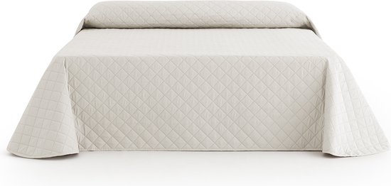 Foto: Belmarti bedsprei duo 250x270cm ivoor belmarti sprei dubbelzijdig 100 gerecycled polyester comfortabel en machinewasbaar