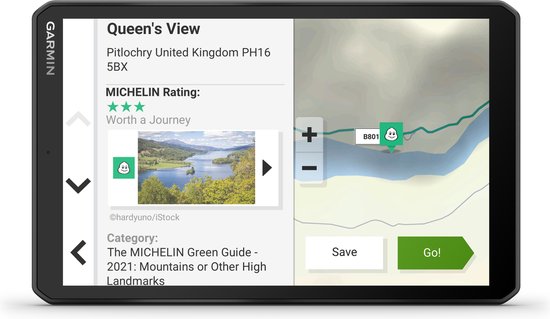 Garmin Camper 890 navigatiesysteem met 8-inch scherm