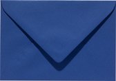 50x luxe wenskaart enveloppen EA5 156x220 mm - 15,6x22 cm - 105 grams Donkerblauw