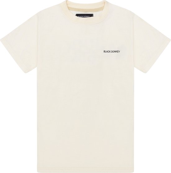Aura T-Shirt | Cream/Black - S