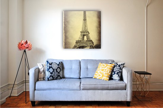 Old town | Old town | Kunst - 80x80 centimeter op Dibond | Foto op Dibond